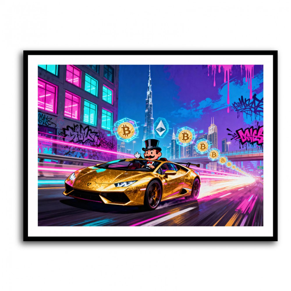 Crypto Velocity Wall Art Crypto Velocity Wall Art