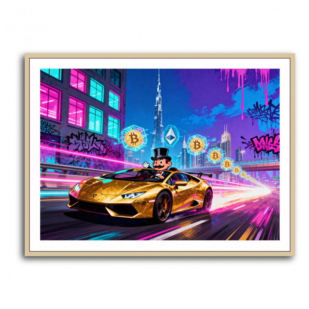 Crypto Velocity Wall Art Crypto Velocity Wall Art