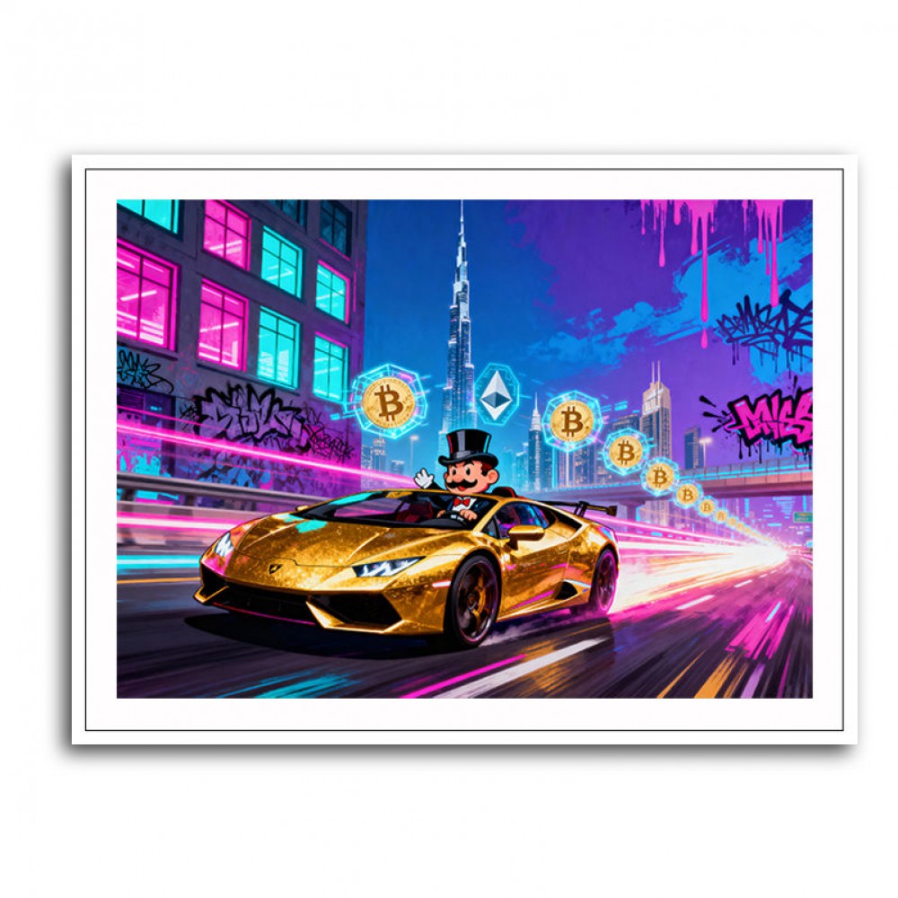 Crypto Velocity Wall Art Crypto Velocity Wall Art