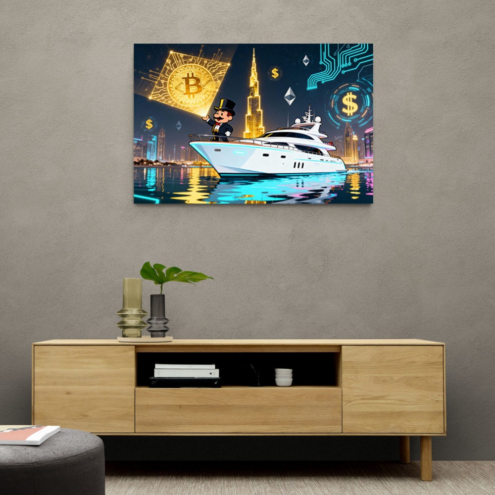 Crypto Voyage  Wall Art Crypto Voyage  Wall Art