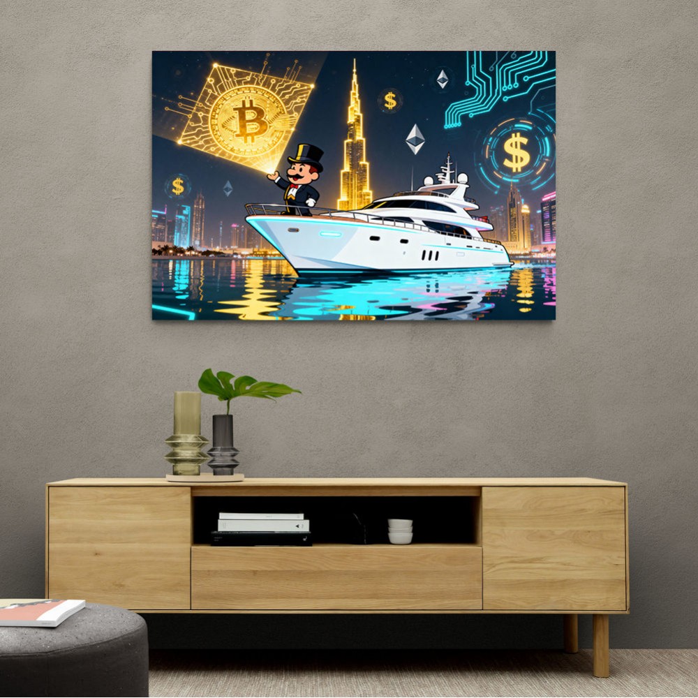 Crypto Voyage  Wall Art Crypto Voyage  Wall Art