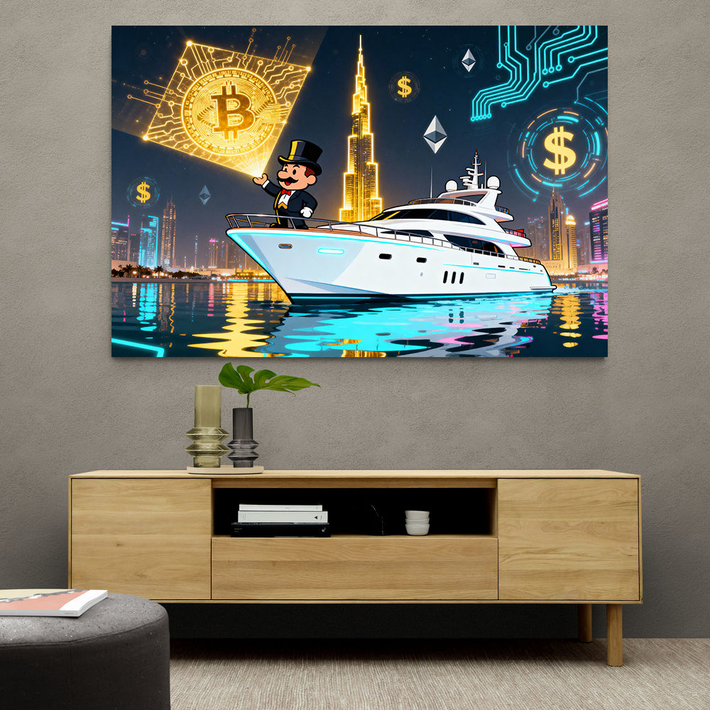 Crypto Voyage  Wall Art Crypto Voyage  Wall Art