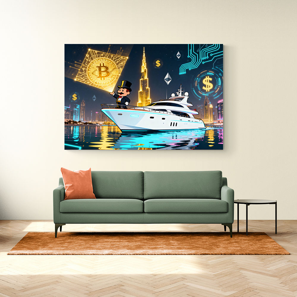 Crypto Voyage  Wall Art Crypto Voyage  Wall Art