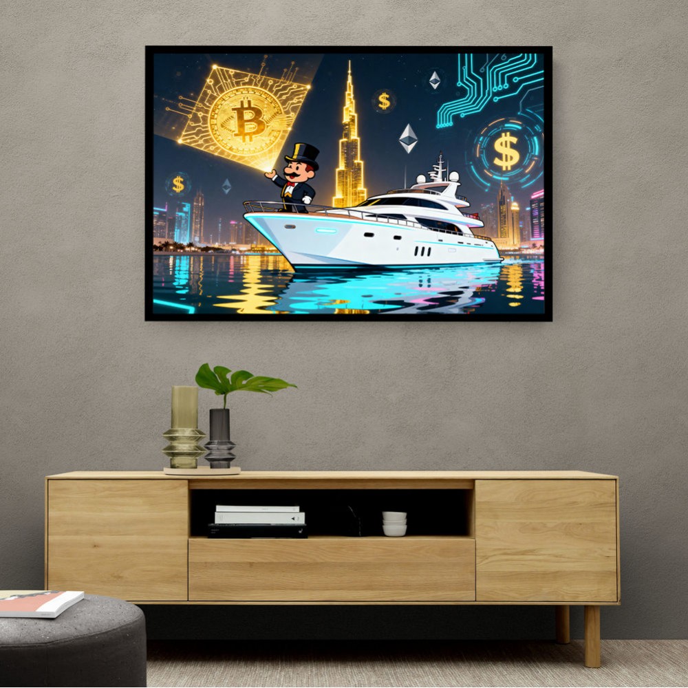 Crypto Voyage  Wall Art Crypto Voyage  Wall Art