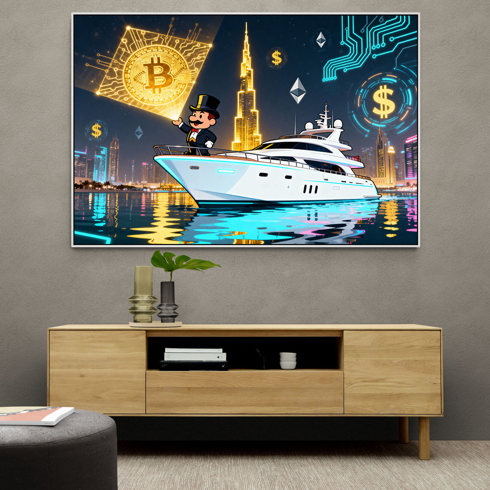 Crypto Voyage  Wall Art Crypto Voyage  Wall Art