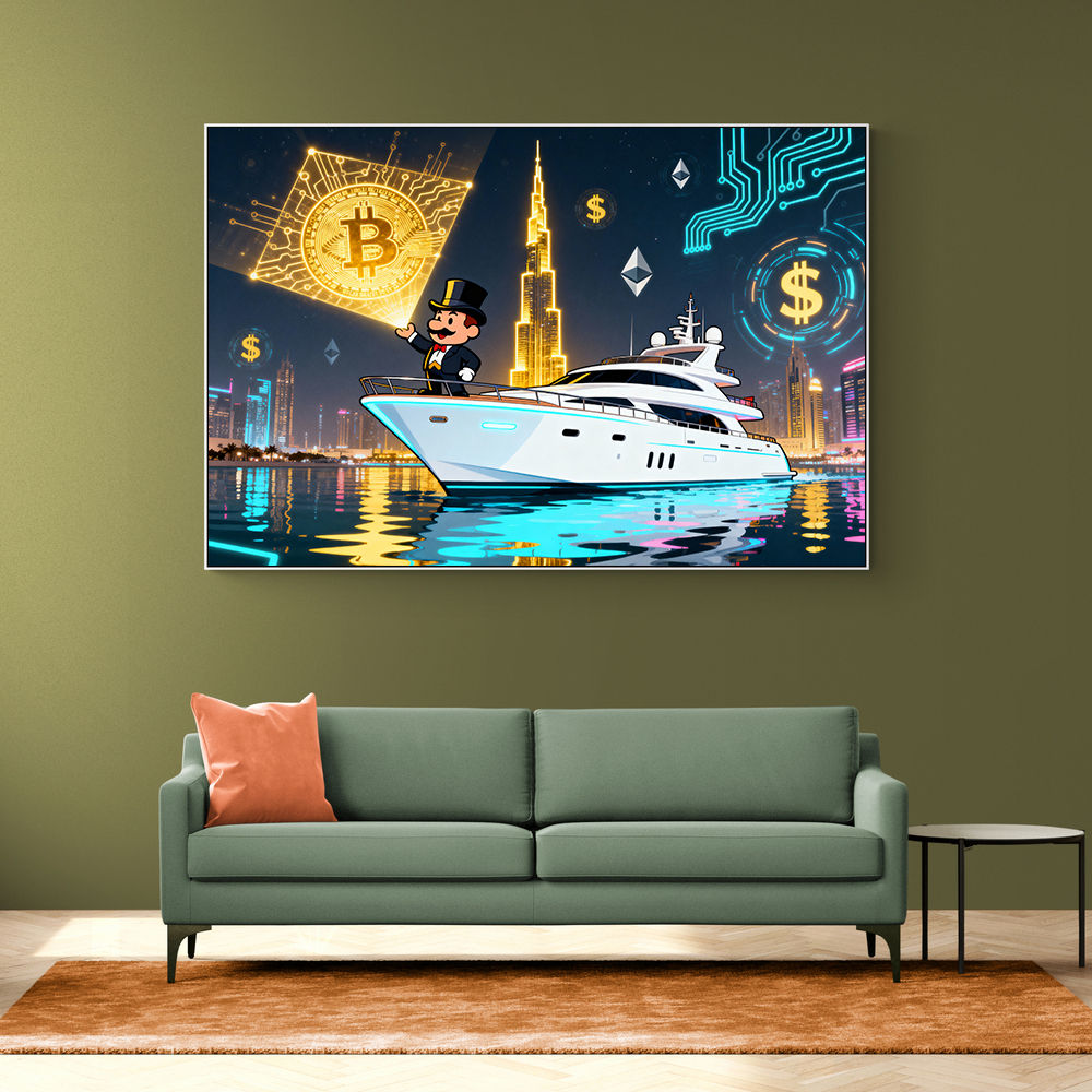 Crypto Voyage  Wall Art Crypto Voyage  Wall Art