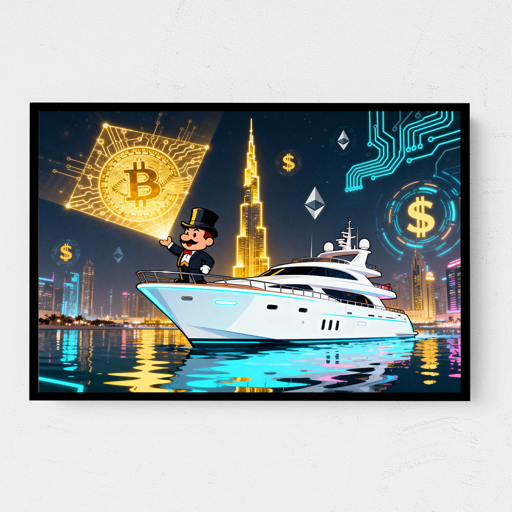 Crypto Voyage  Wall Art Crypto Voyage  Wall Art