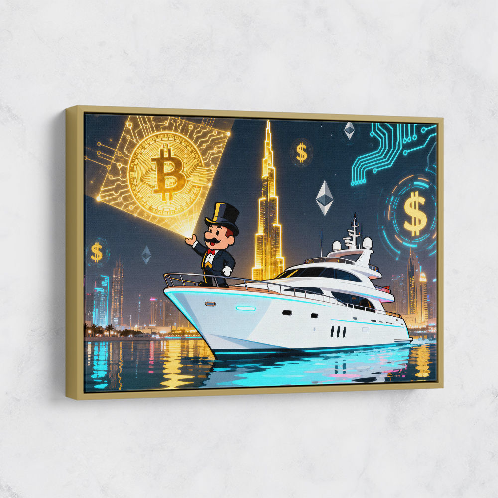 Crypto Voyage  Wall Art Crypto Voyage  Wall Art