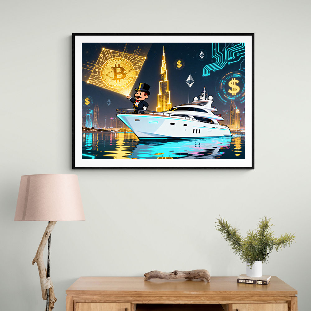 Crypto Voyage  Wall Art Crypto Voyage  Wall Art