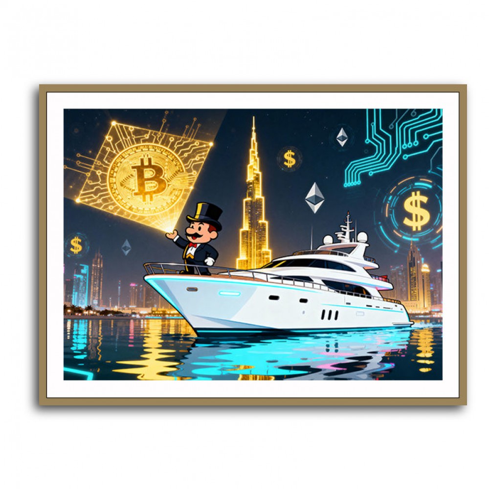 Crypto Voyage  Wall Art Crypto Voyage  Wall Art