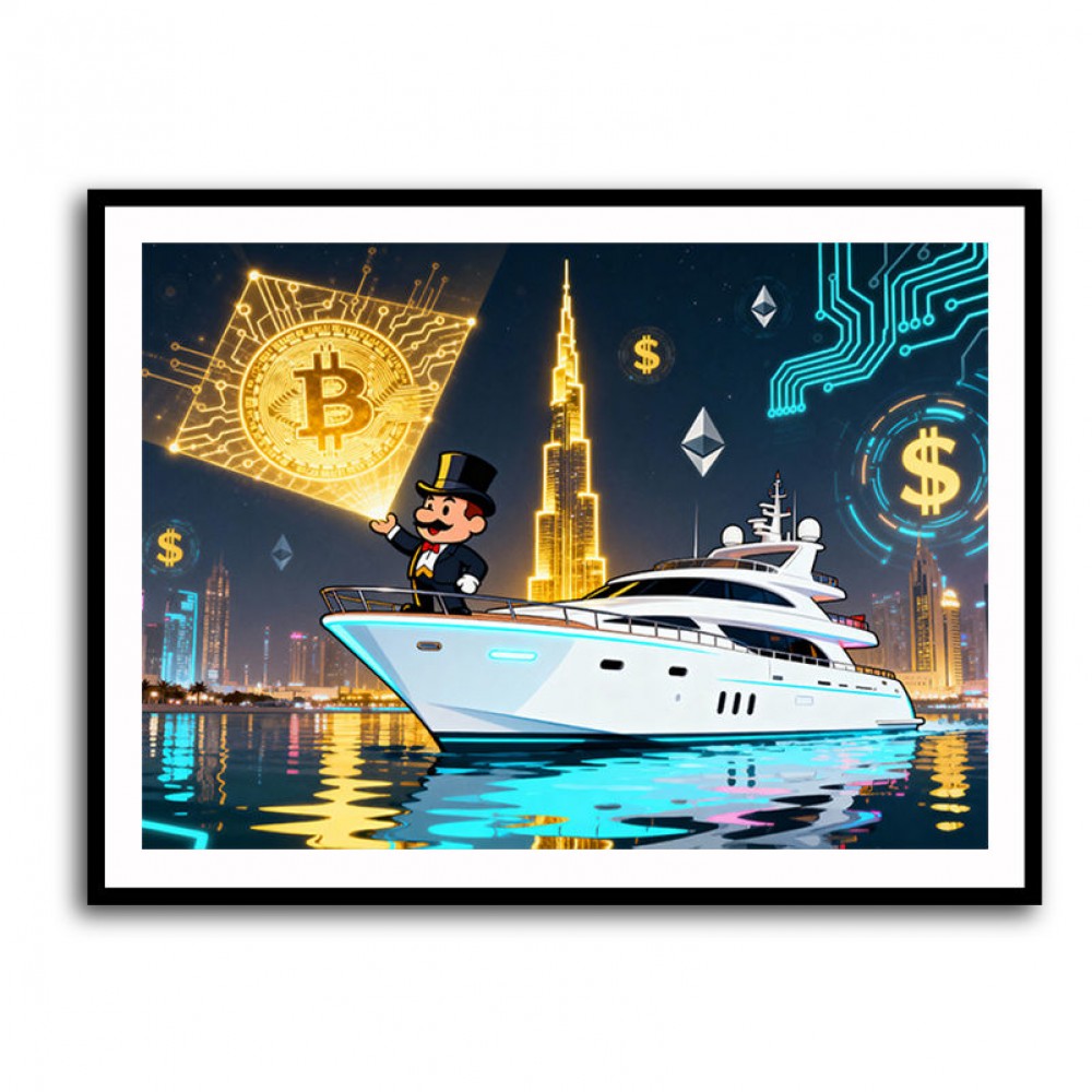 Crypto Voyage  Wall Art Crypto Voyage  Wall Art