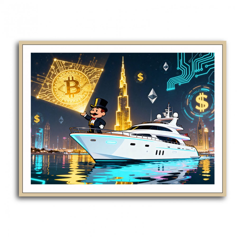 Crypto Voyage  Wall Art Crypto Voyage  Wall Art