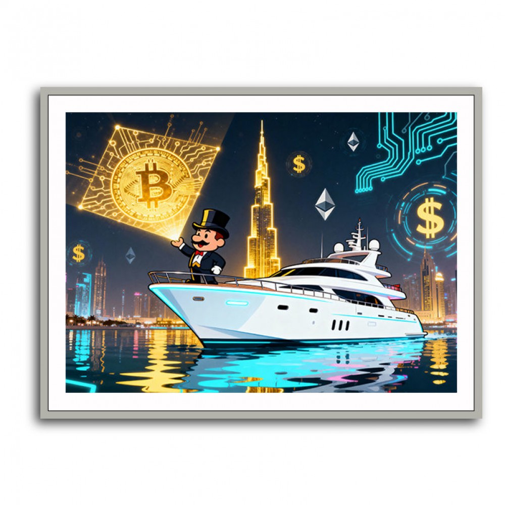 Crypto Voyage  Wall Art Crypto Voyage  Wall Art