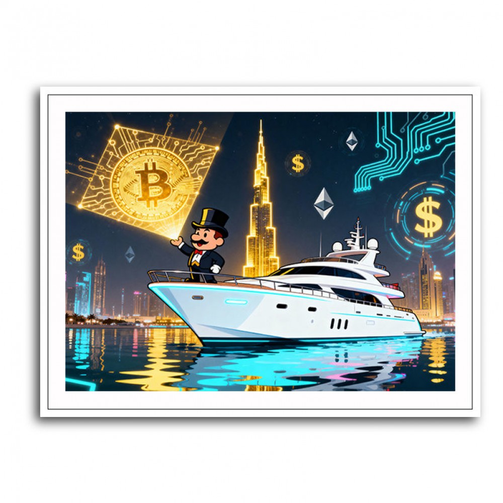 Crypto Voyage  Wall Art Crypto Voyage  Wall Art