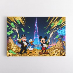 Fortune Fireworks Wall Art