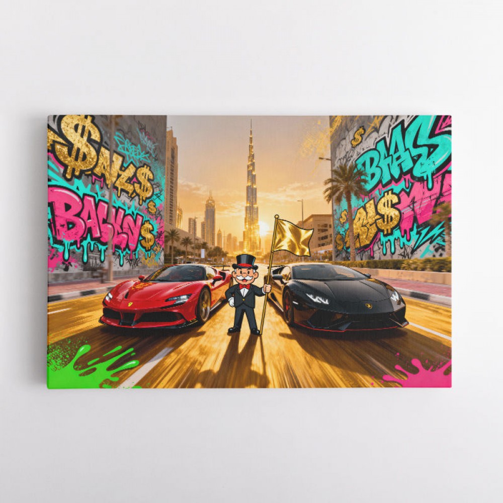 Gold Rush Boulevard Wall Art Gold Rush Boulevard Wall Art