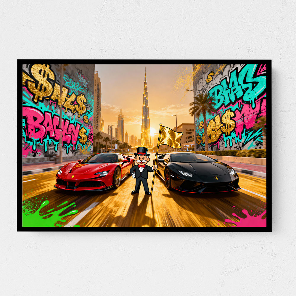 Gold Rush Boulevard Wall Art Gold Rush Boulevard Wall Art