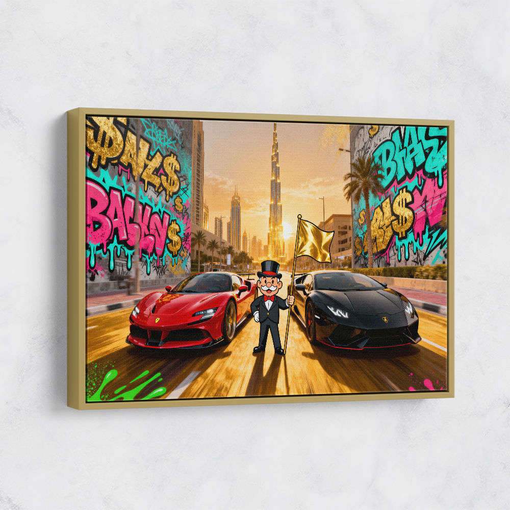 Gold Rush Boulevard Wall Art Gold Rush Boulevard Wall Art
