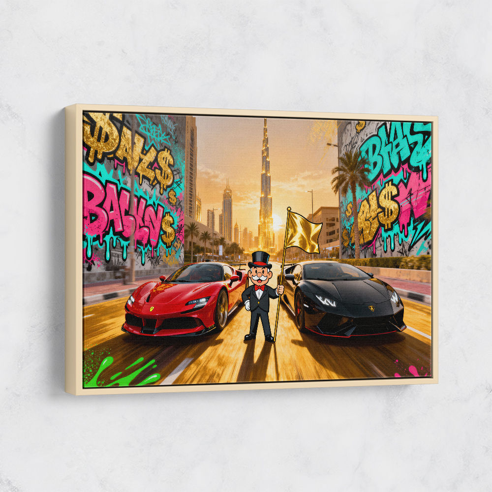 Gold Rush Boulevard Wall Art Gold Rush Boulevard Wall Art