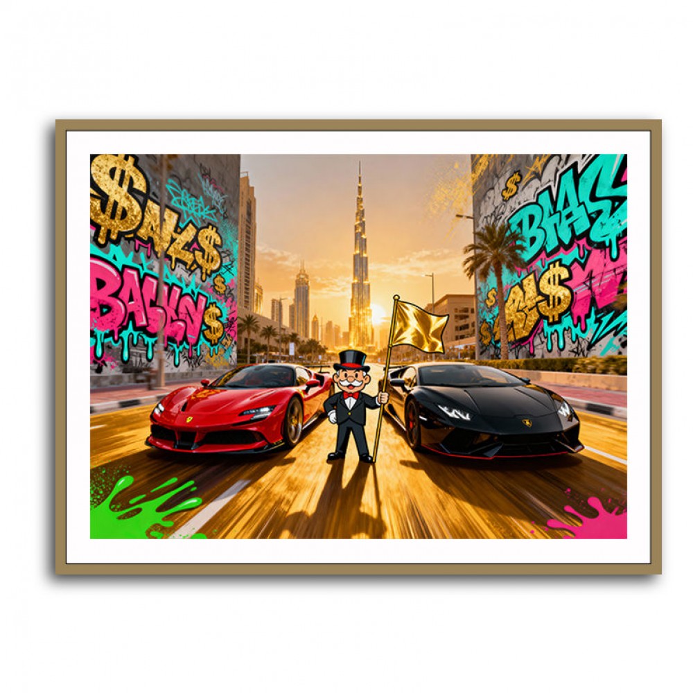 Gold Rush Boulevard Wall Art Gold Rush Boulevard Wall Art