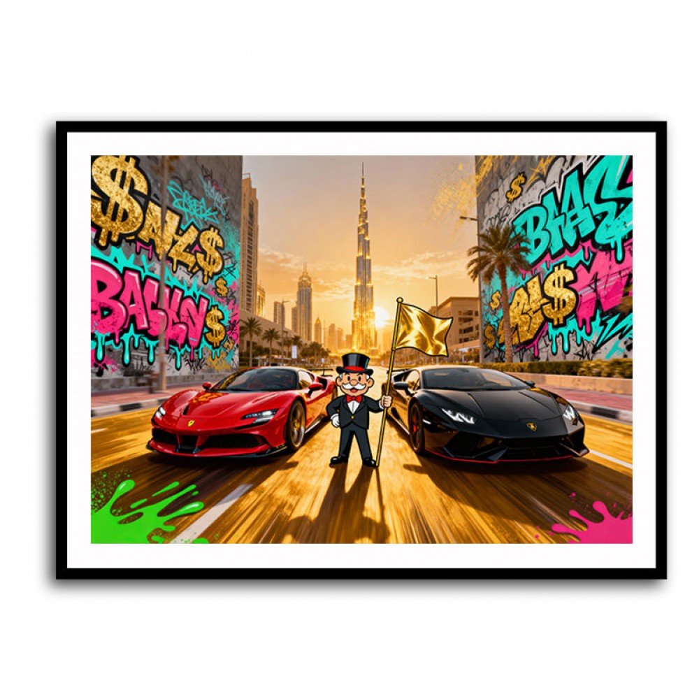 Gold Rush Boulevard Wall Art Gold Rush Boulevard Wall Art