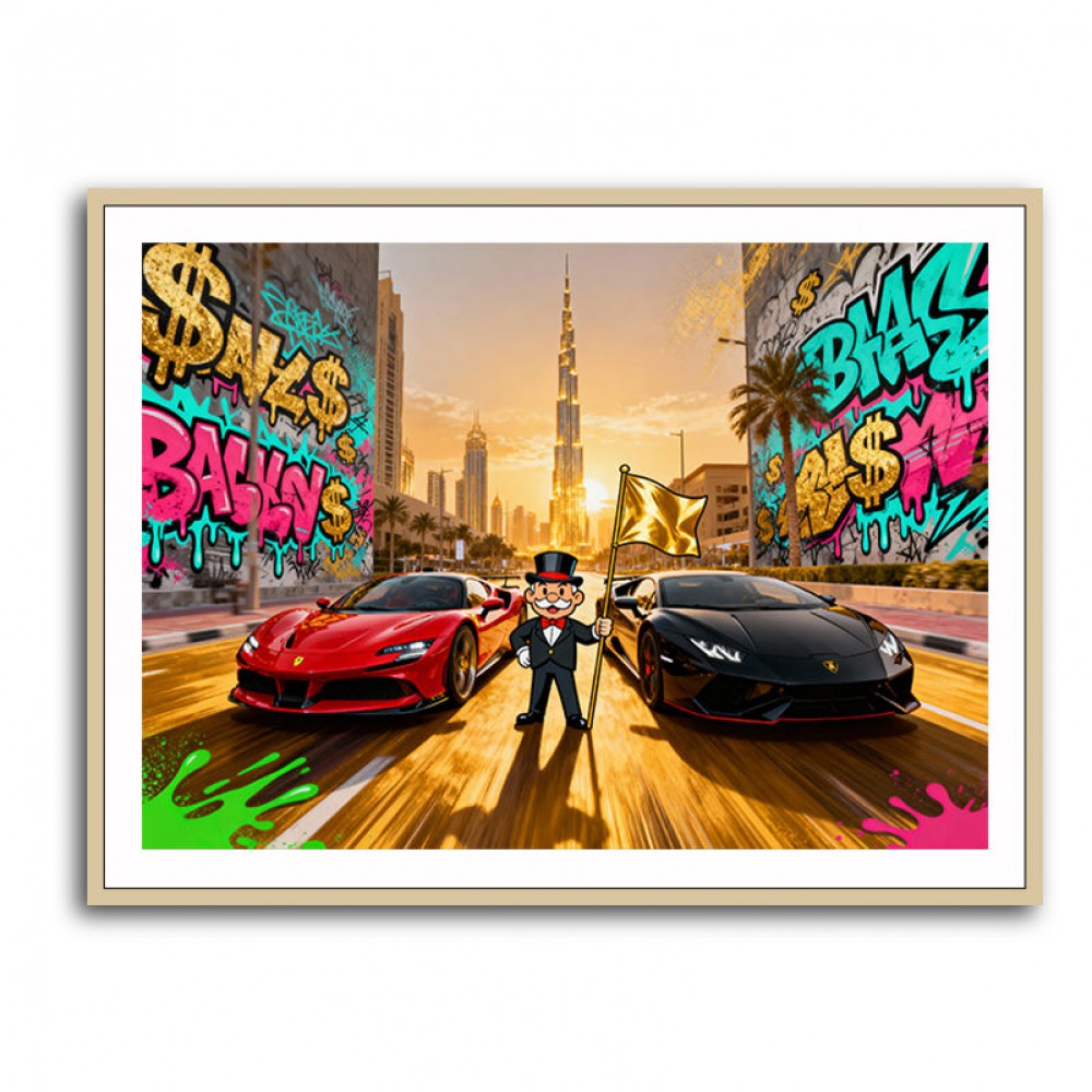 Gold Rush Boulevard Wall Art Gold Rush Boulevard Wall Art
