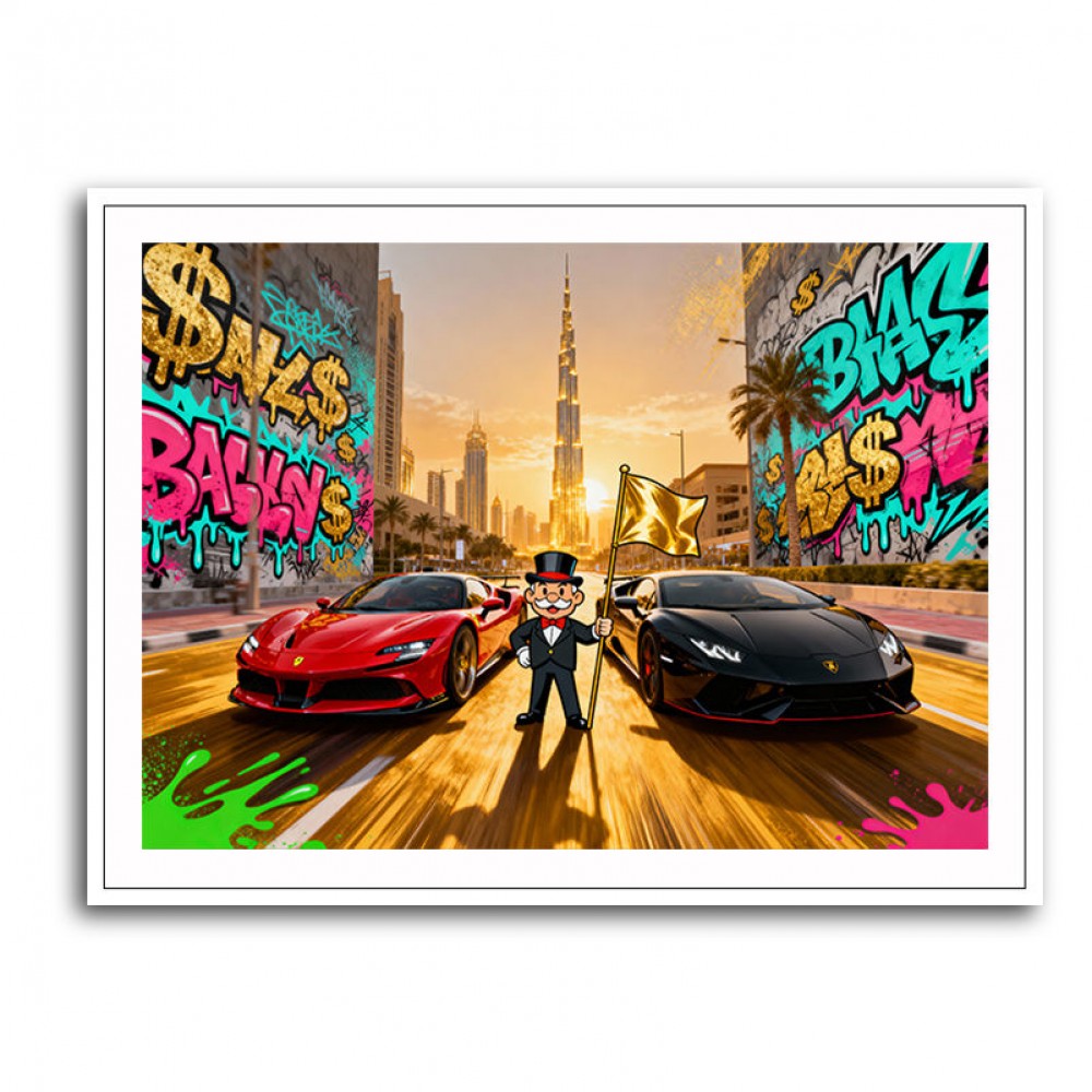 Gold Rush Boulevard Wall Art Gold Rush Boulevard Wall Art
