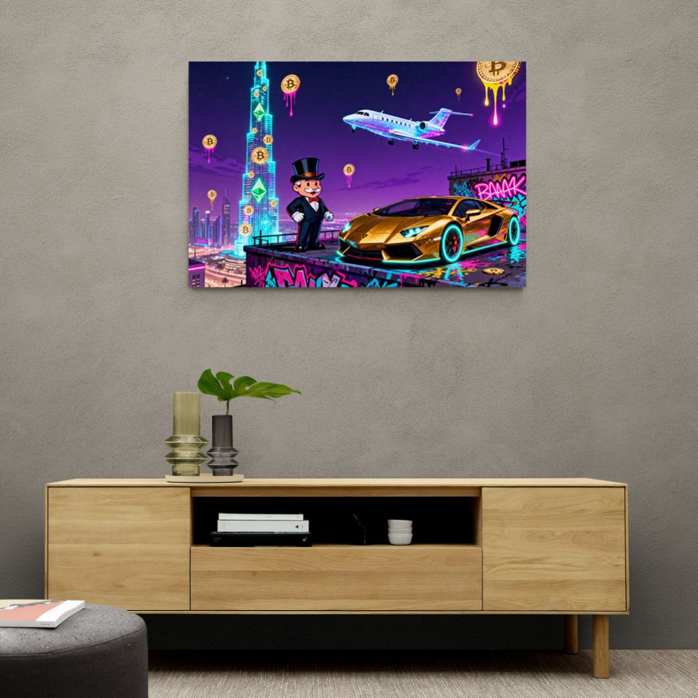 Jetset Blockchain Wall Art Jetset Blockchain Wall Art