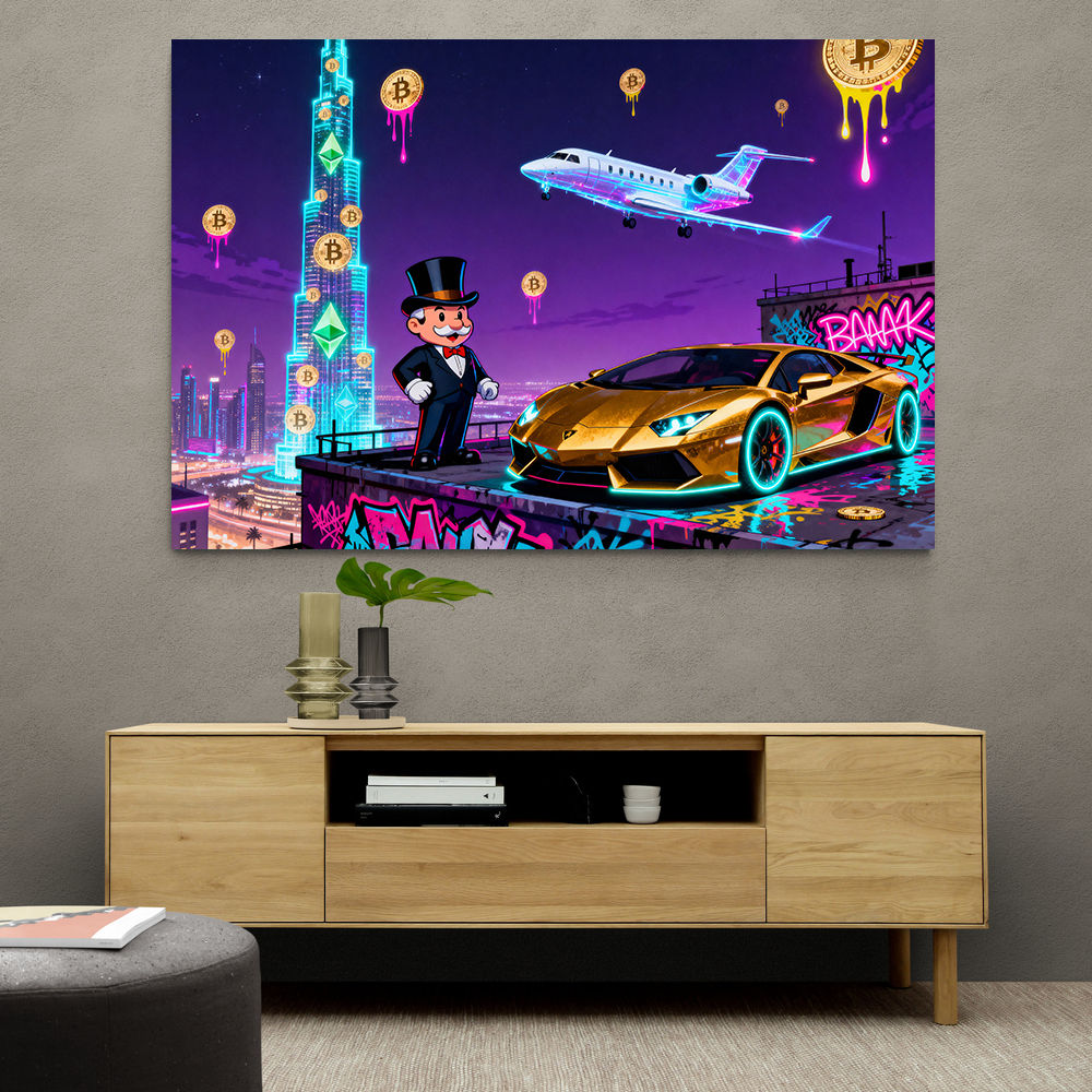 Jetset Blockchain Wall Art Jetset Blockchain Wall Art