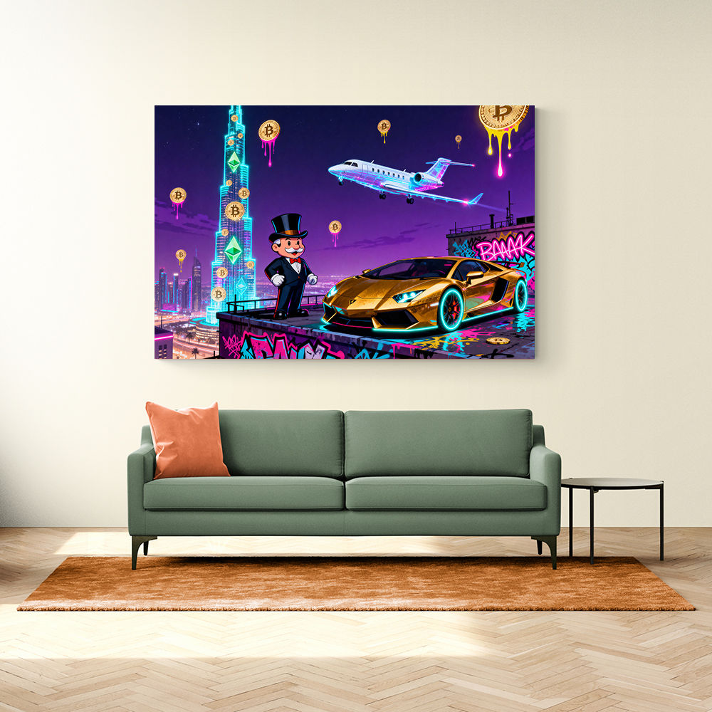Jetset Blockchain Wall Art Jetset Blockchain Wall Art