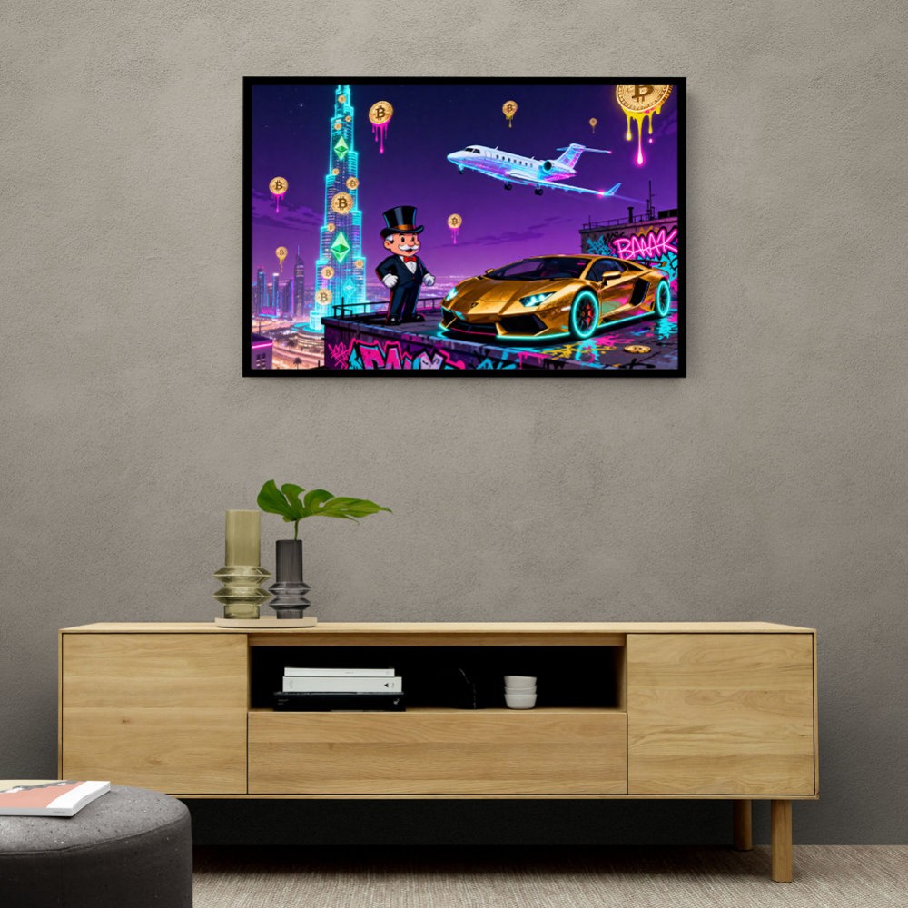 Jetset Blockchain Wall Art Jetset Blockchain Wall Art