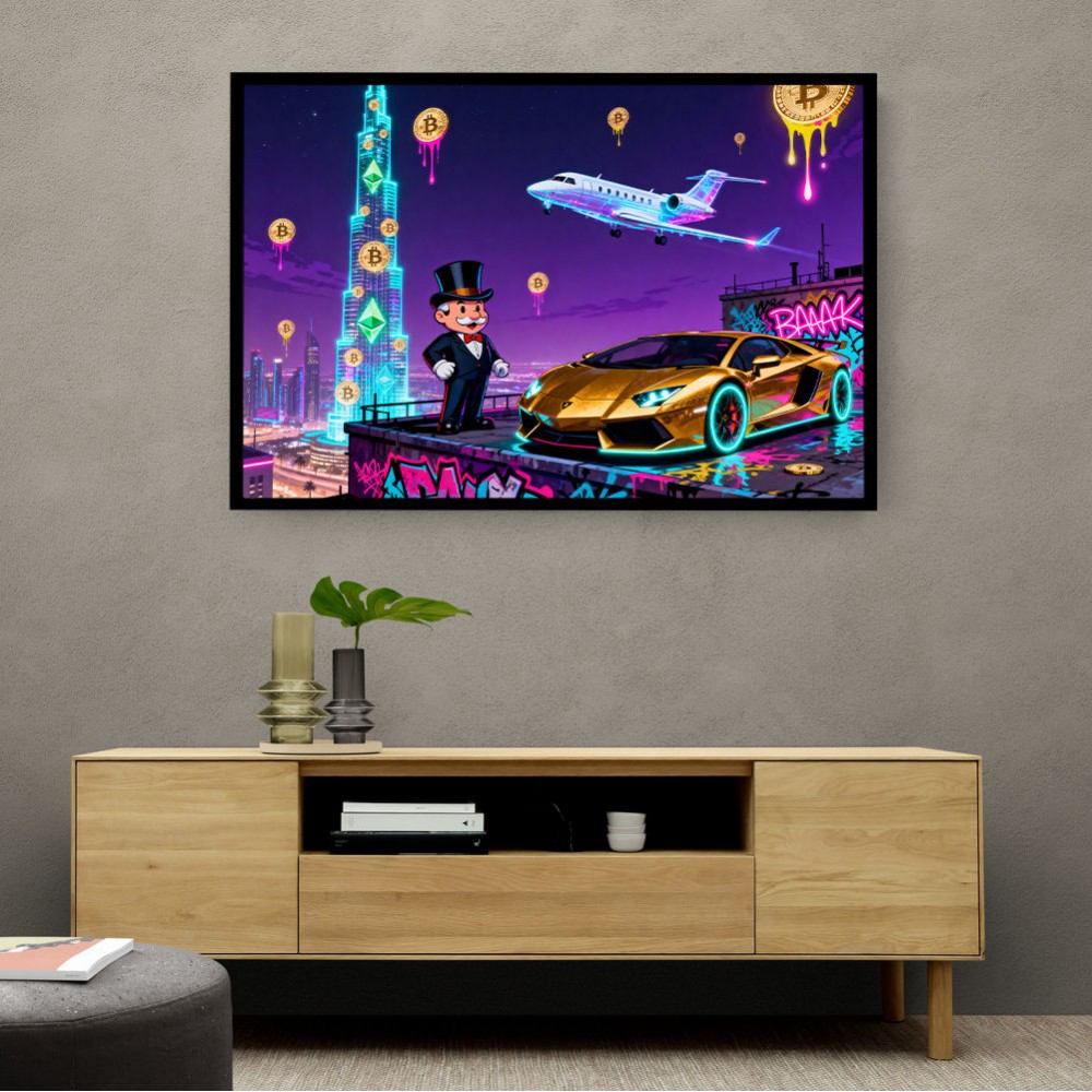 Jetset Blockchain Wall Art Jetset Blockchain Wall Art