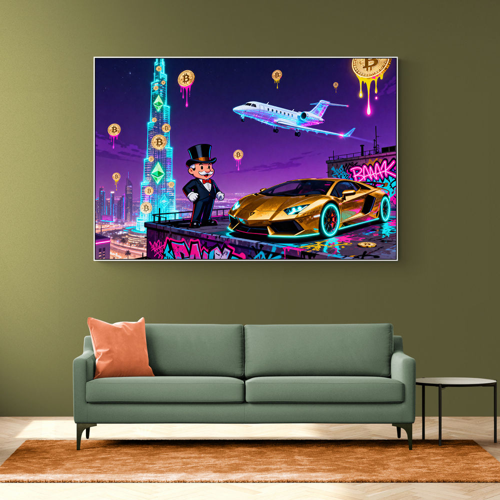 Jetset Blockchain Wall Art Jetset Blockchain Wall Art