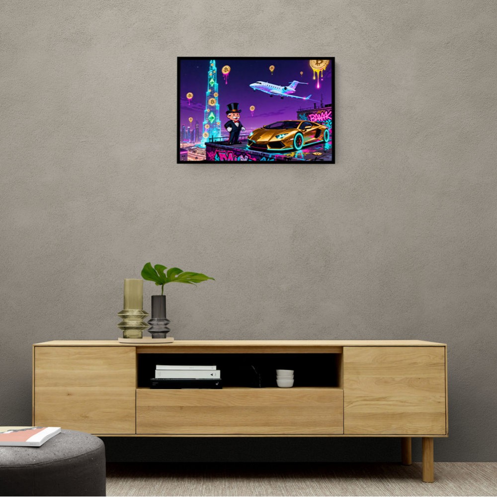 Jetset Blockchain Wall Art Jetset Blockchain Wall Art
