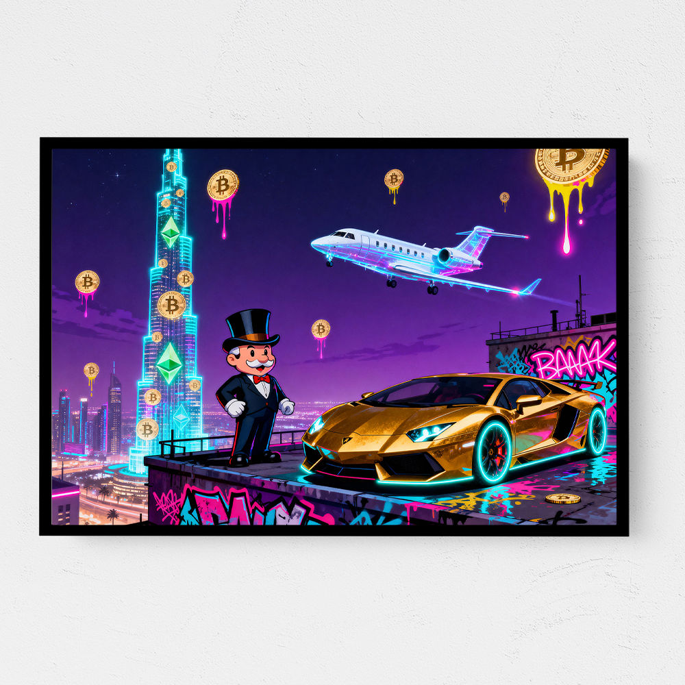 Jetset Blockchain Wall Art Jetset Blockchain Wall Art