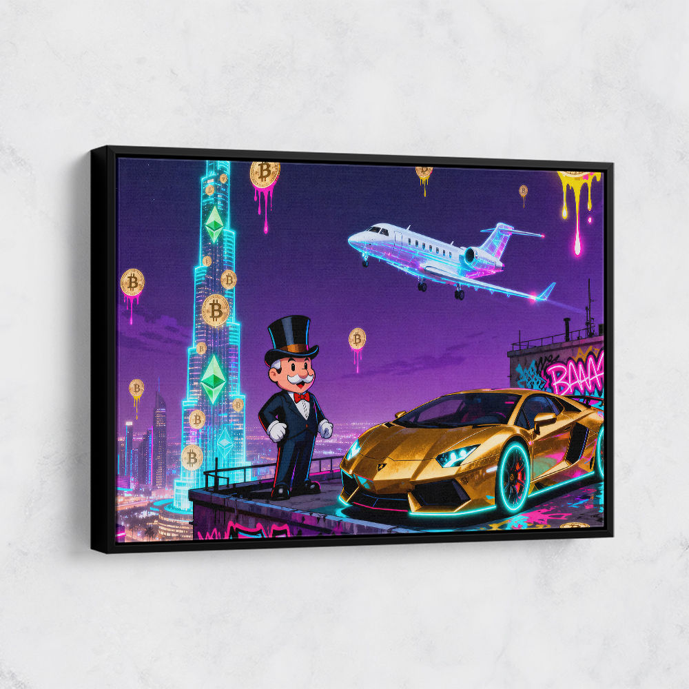 Jetset Blockchain Wall Art Jetset Blockchain Wall Art