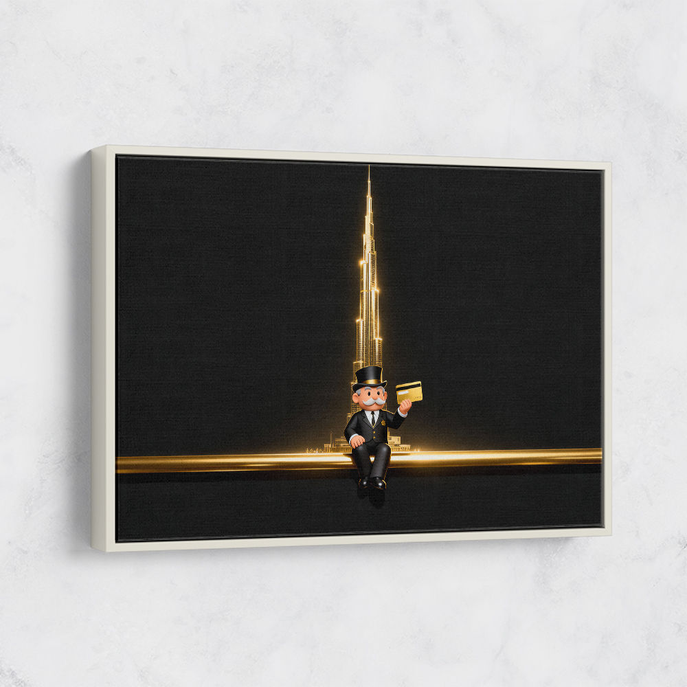 Me M Golden Burj Wall Art Me M Golden Burj Wall Art