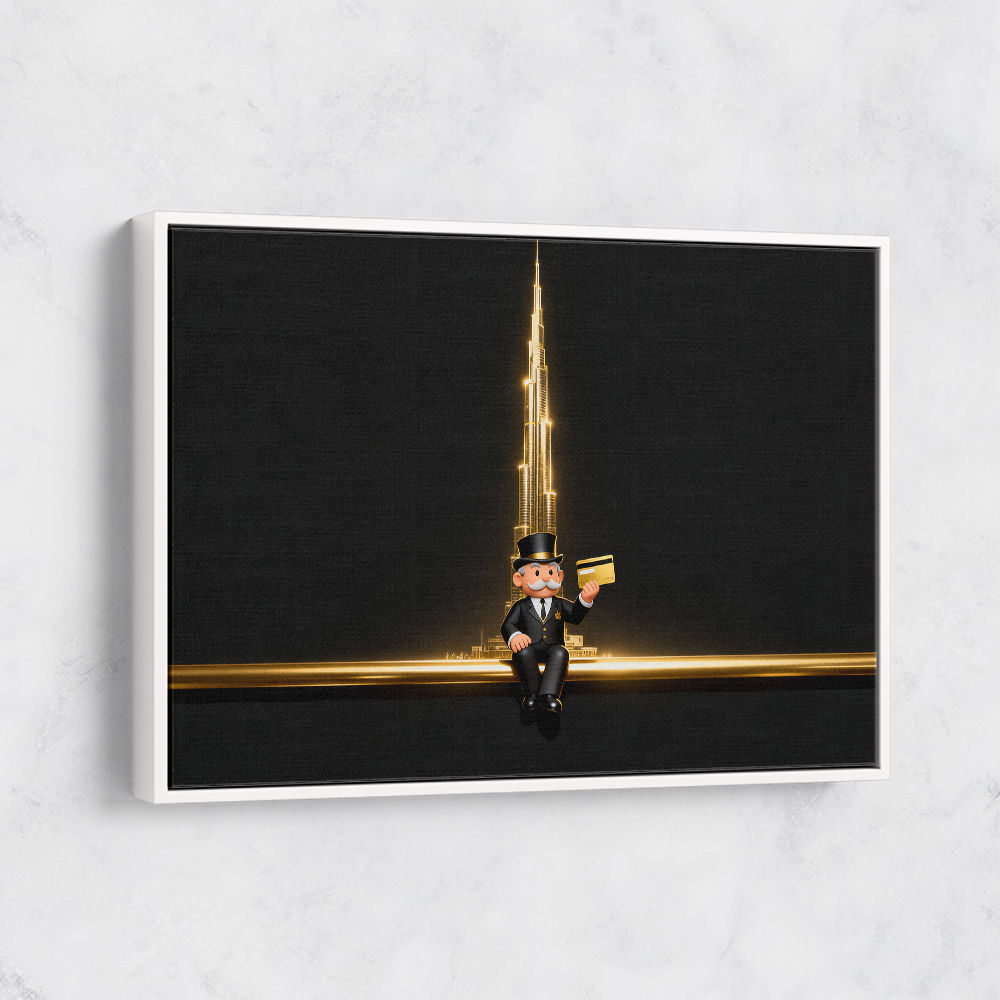 Me M Golden Burj Wall Art Me M Golden Burj Wall Art