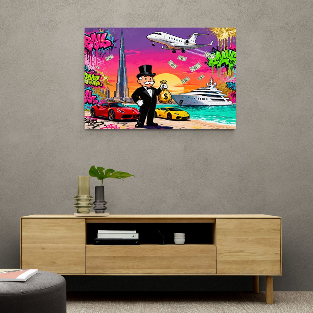 Monopoly in Paradise Wall Art Monopoly in Paradise Wall Art