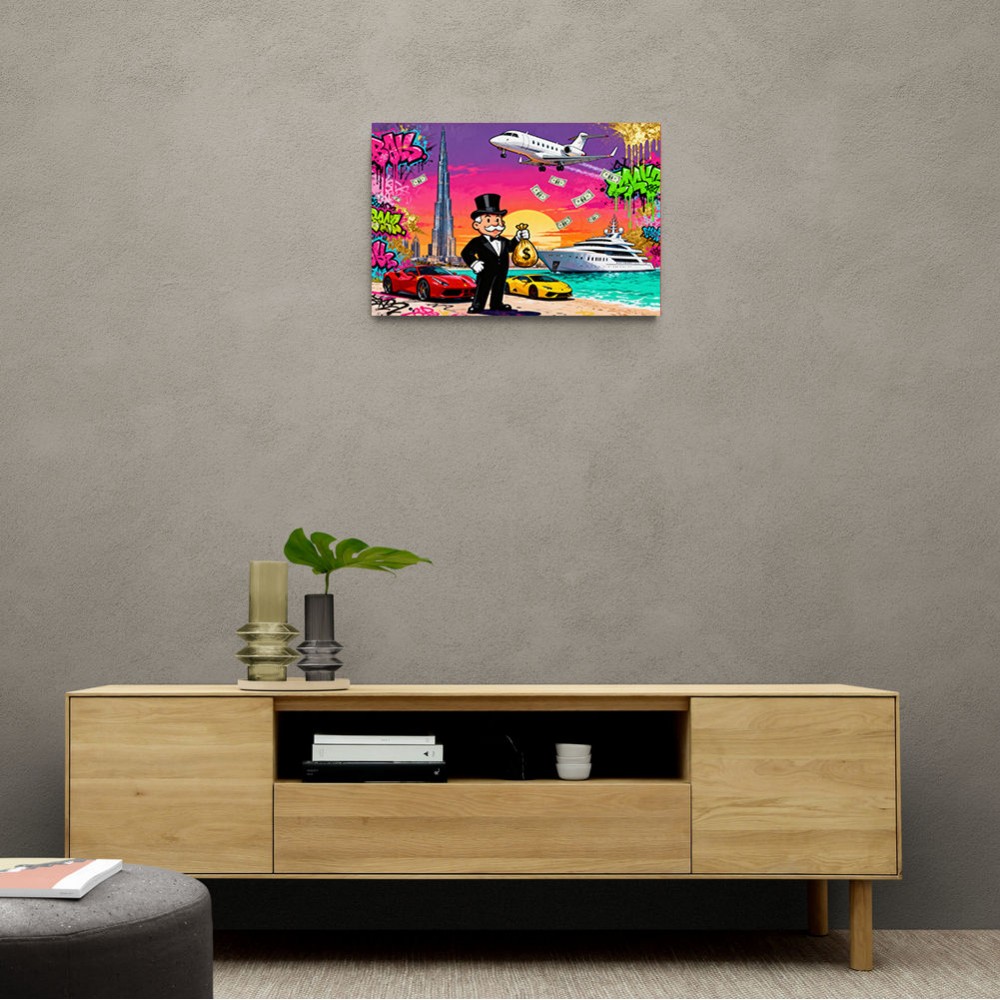 Monopoly in Paradise Wall Art Monopoly in Paradise Wall Art
