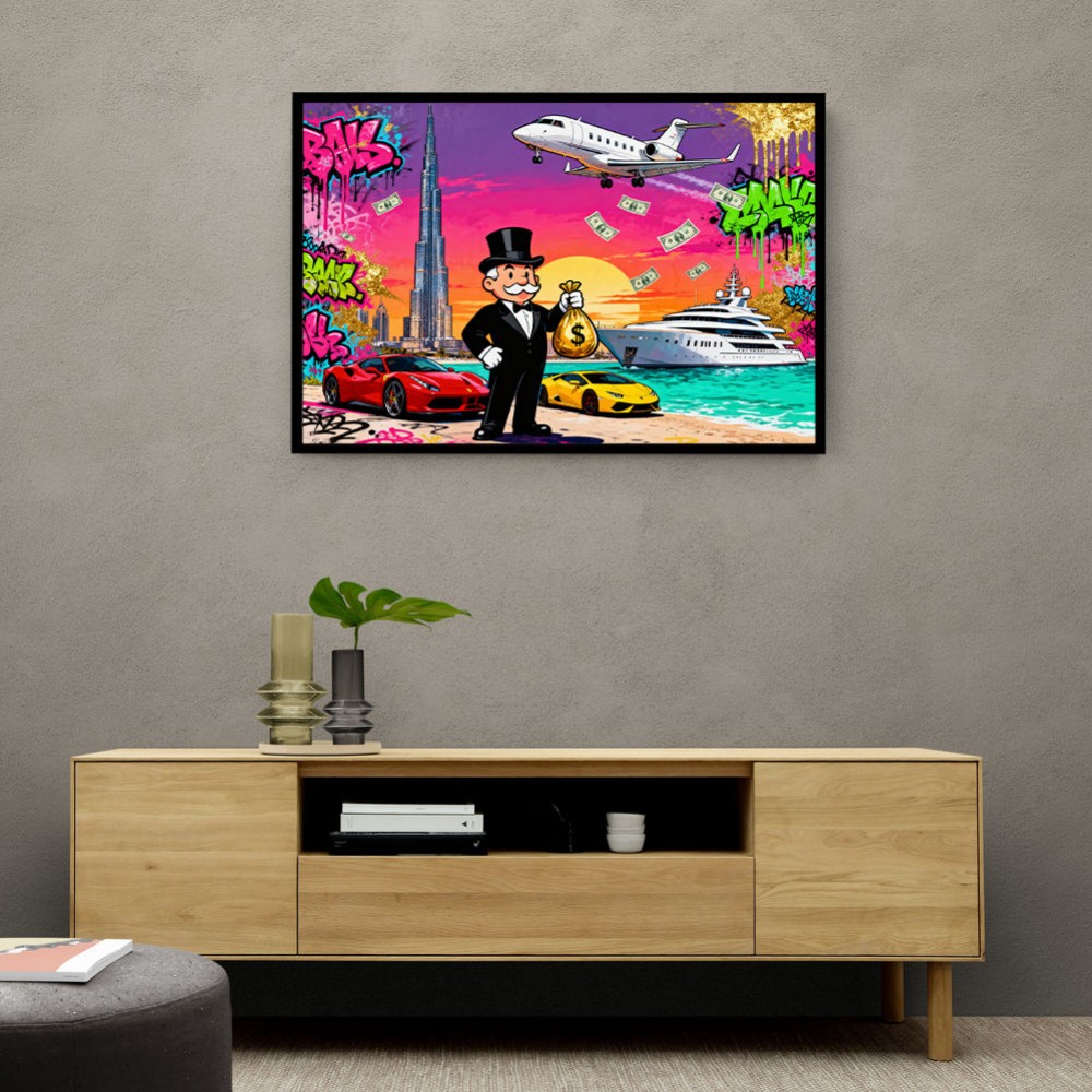 Monopoly in Paradise Wall Art Monopoly in Paradise Wall Art