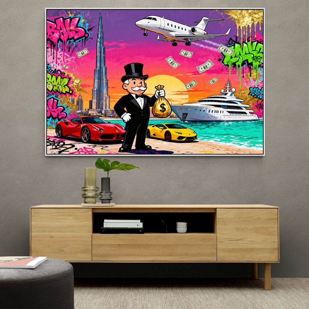 Monopoly in Paradise Wall Art Monopoly in Paradise Wall Art