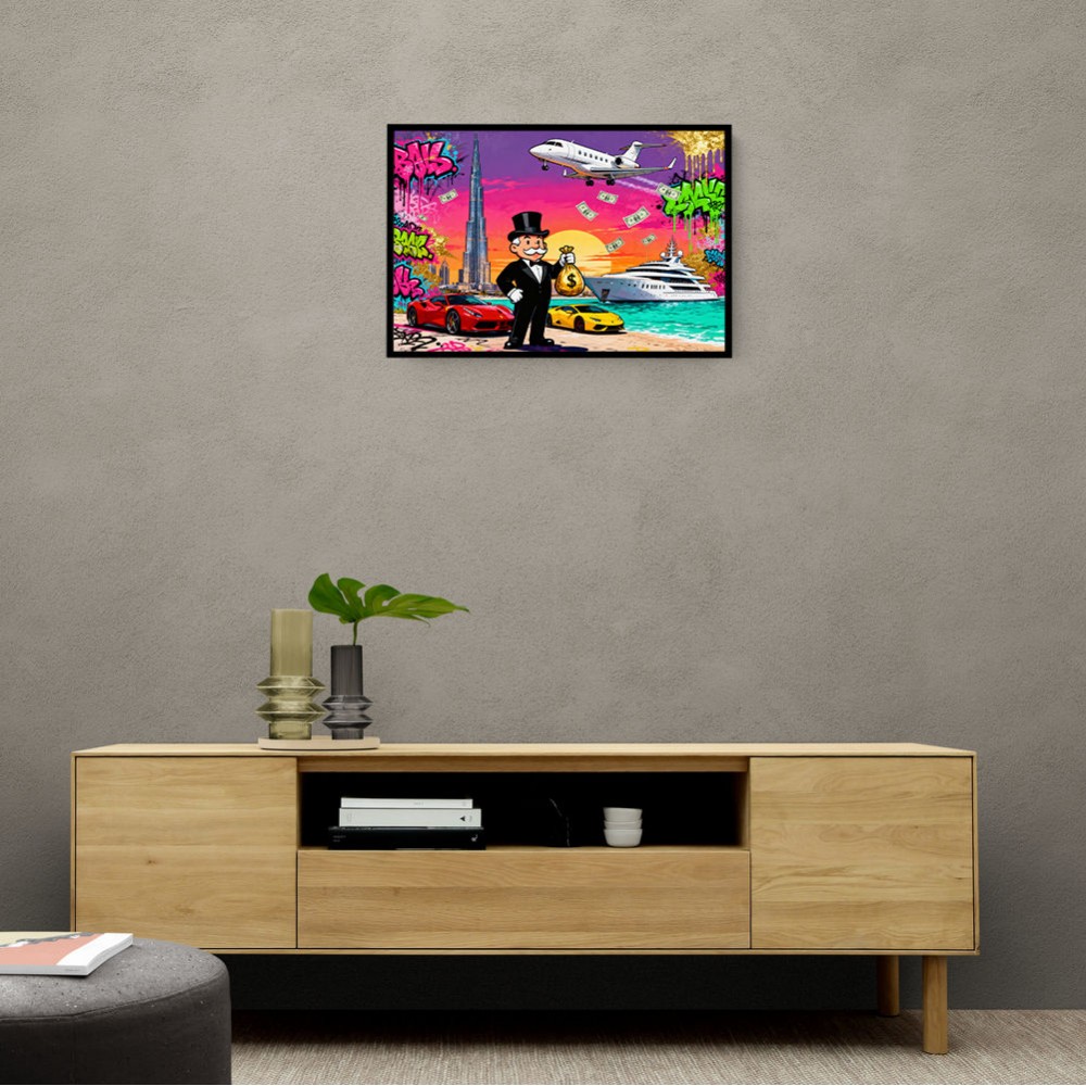 Monopoly in Paradise Wall Art Monopoly in Paradise Wall Art