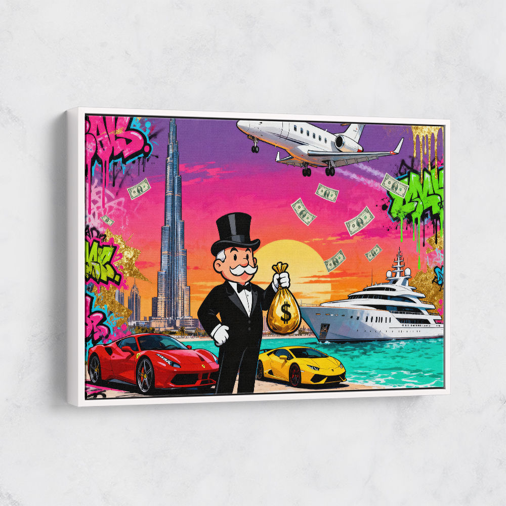 Monopoly in Paradise Wall Art Monopoly in Paradise Wall Art