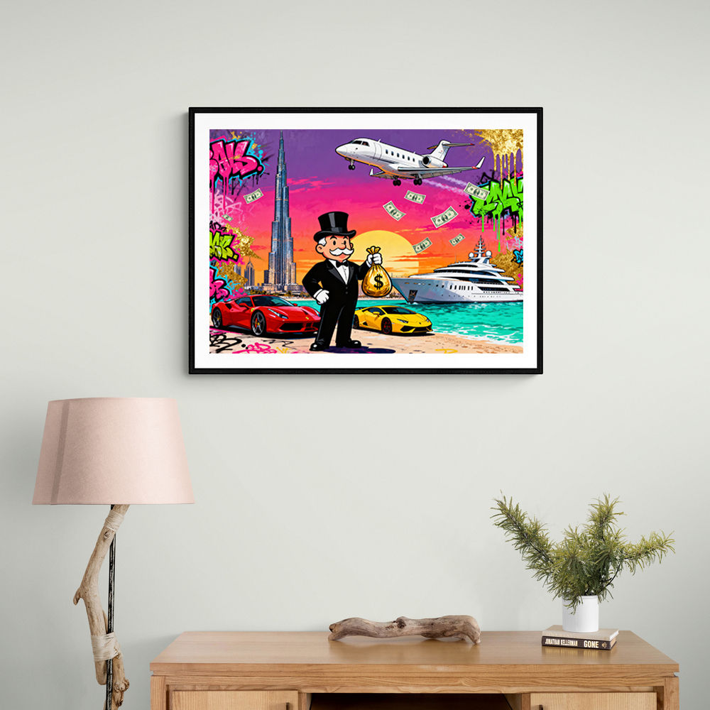 Monopoly in Paradise Wall Art Monopoly in Paradise Wall Art