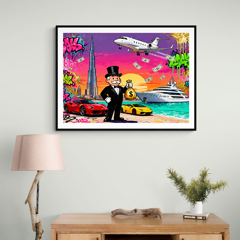 Monopoly in Paradise Wall Art Monopoly in Paradise Wall Art