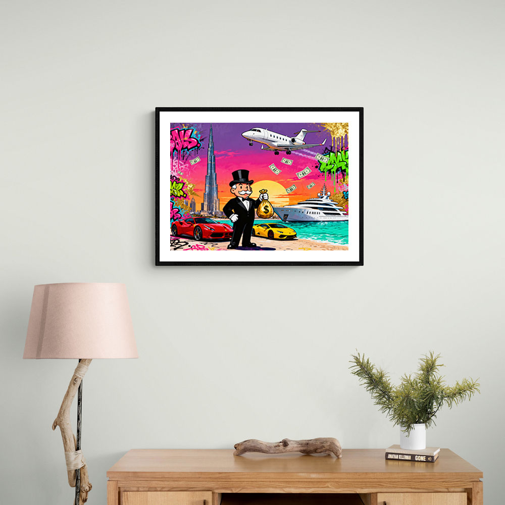 Monopoly in Paradise Wall Art Monopoly in Paradise Wall Art