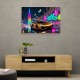 Neon Velocity Wall Art