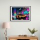 Neon Velocity Wall Art