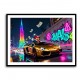 Neon Velocity Wall Art